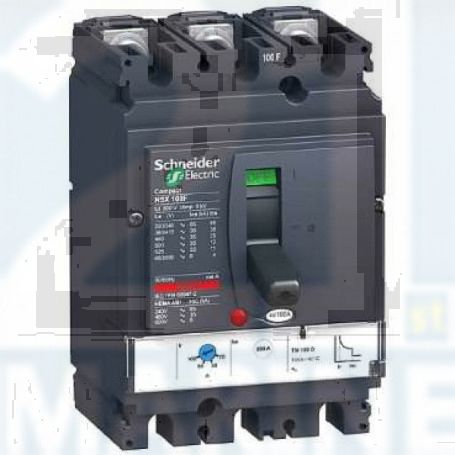 LV431670 Circuit breaker Compact NSX250H - TMD - 250 A - 3 poles 3d Square D (Schneider Electric)