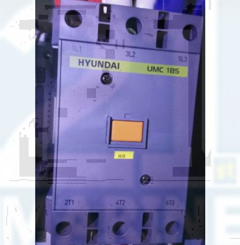 MAGNETIC CONTACTOR UMC185,440VAC,HYUNDAI, 2NO/2NC ELEC. HYDR. STEERING GEAR YOOWON INDUSTRIES LTD.